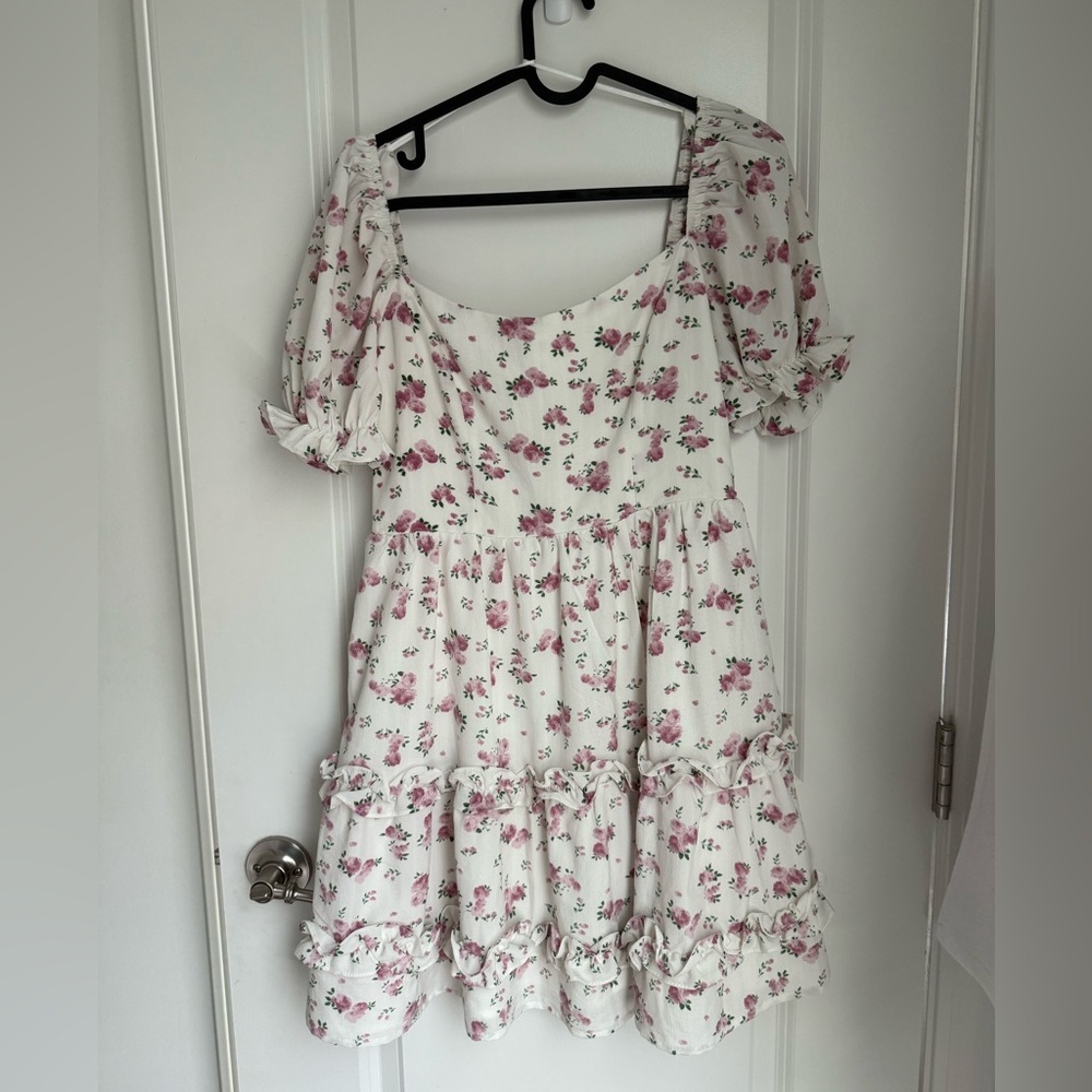 Altrd State Floral Puff Sleeve Dress